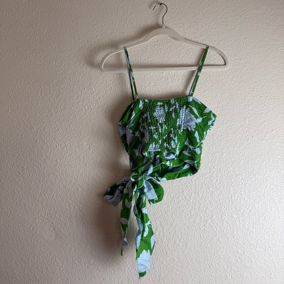 Women's Classic Rose Linen Ruched Linen Tank Top Kate Spade NY x Target - Picture 8 of 16